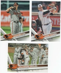 2017 Topps Baltimore Orioles Team Set Series 1 & 2 - 24 Cards - Picture 1 of 1
