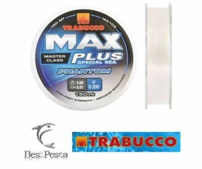 Filo da Pesca TRABUCCO MAX PLUS PHANTOM 1000mt - Ø 0,18 - carico 3,2 Kg - Immagine 1 di 3