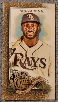 2022 Topps Allen & Ginter - Randy Arozarena #76 Mini Gold Border - Image 1 of 2