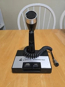 Vintage Cobra DynaMike Plus Amplified Base Station Microphone CA-60 - Zdjęcie 1 z 6