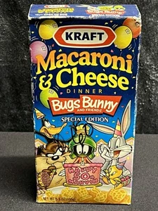 Vintage 1990’s Kraft Macaroni Cheese Bugs Bunny Theme Full NOS Unopened Sealed - Picture 1 of 6
