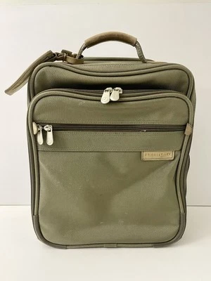 Bolso de Mano Briggs and Riley Travelware Cabina Laptop Verde 15"x12"x7" Hombro Foto 1 de 4