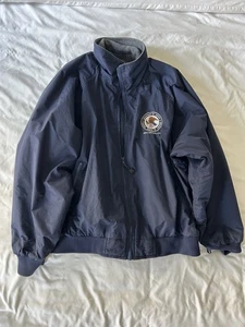 Vintage US Department Of Justice Federal Bureau Of Prisons  Men’s Coat 2XL Blue - Bild 1 von 8