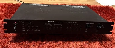 Unidad de rack estéreo sintetizador de retardo de tiempo Nikko ATDI de colección G2U Foto 1 de 4