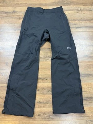 Calça REI Co Op Feminina Pequena Preta E1 Elementos Capa Macia Caminhada Viagem ao Ar Livre - Imagem 1 de 4