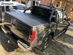 Tri Fold Soft Tonneau Cover For Nissan Navara D40 2005-2016 Double Cab 4x4 Car - Picture 1 of 12