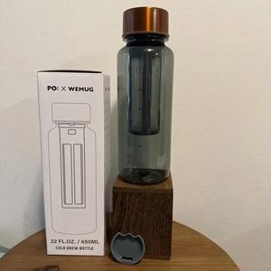 NEU WEMUG Cold Brew Flasche für Kaffee Tee in Stein Mesh Stoff Filter 22 fl oz - Bild 1 von 11