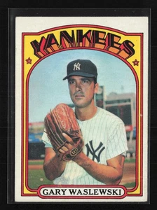1972 Topps #108 Gary Waslewski New York Yankees EX - Imagen 1 de 2