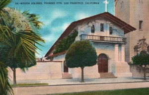 Postal de colección: Mission Dolores, San Francisco, California - sin publicar - Imagen 1 de 2