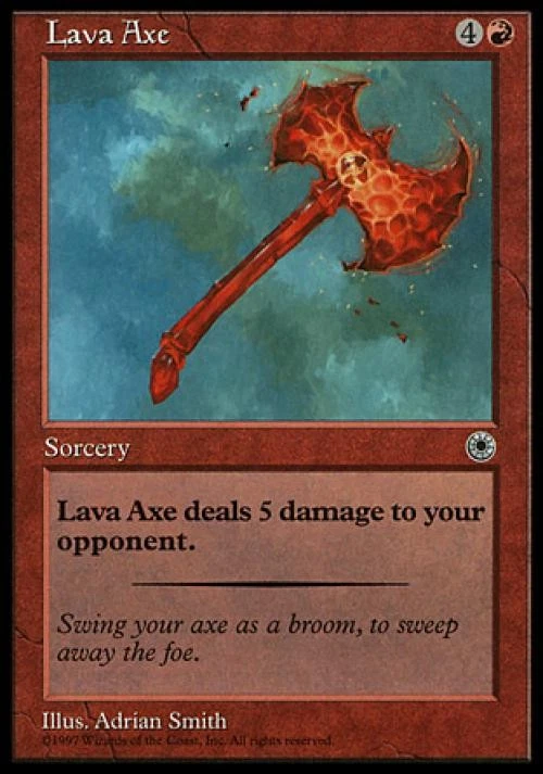 Lava Axe - Light Play MTG Portal - Image 1 of 1