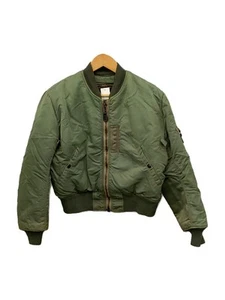 Buzz Rickson MA-1 Flight Jacket KHK Nylon Size S Military Style - Picture 1 of 7
