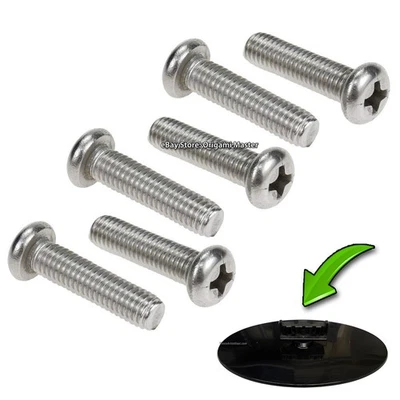 6x Tornillos para Soporte de Monitor Samsung HP-T5054 TV Base Pedestal BN96-05242B m4x40 Foto 1 de 4