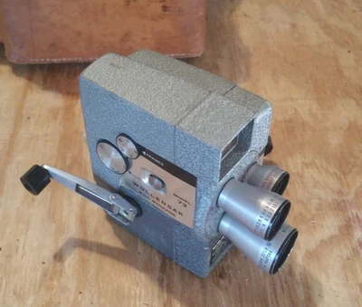 Vintage 8mm Video Camera Wollensak Model 73 Untested with Case - Image 1 of 4
