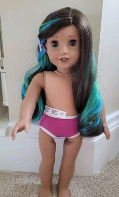 American Girl Doll Hazel Eyes Truly Me # 89 Brown Hair W/ Highlights Gorgeous NM - Image 1 of 4