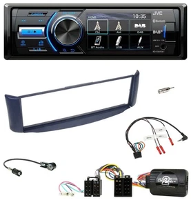 JVC Bluetooth Lenkrad USB DAB Autoradio für Smart ForTwo 2004-2007 blau - Bild 1 von 12
