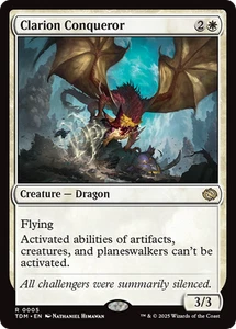 x1 Clarion Conqueror TDM Tarkir Dragonstorm MTG 5 RARO M/NM 1x - Imagen 1 de 1