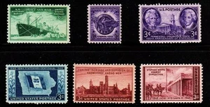 1946 Commemorative Year set - MNH (6 Stamps) - Picture 1 of 1