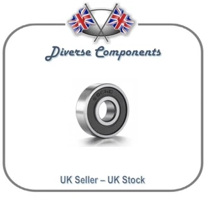 6001-2RS 12mm x 28mm x 8mm Rubber Shielded Deep Groove Ball Bearing - Picture 1 of 1