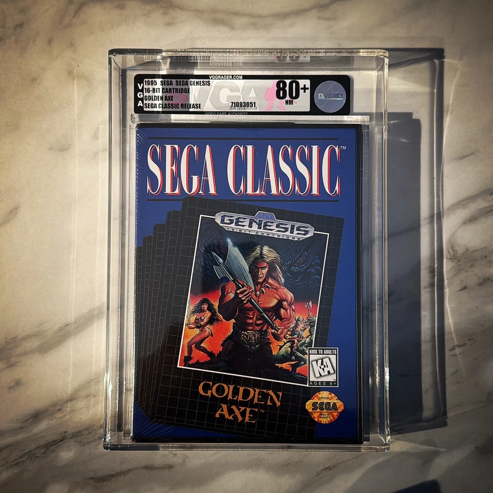 Golden Axe VGA 80+ NM Sealed SEGA GENESIS 1995 NTSC SEGA Classic KA UKG WATA - Image 1 of 1