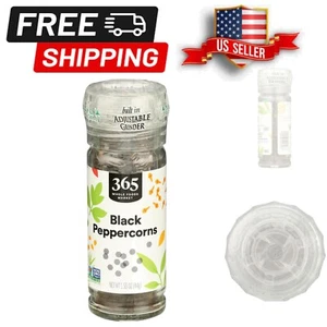 Organic 1.55 Oz Black Pepper Grinder - Elevate Your Cooking with Quality Spices - Picture 1 of 8