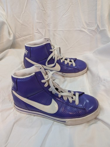 Scarpe da donna NIKE BRS viola lucido sneaker alte dolci classiche 8 5 354697 511