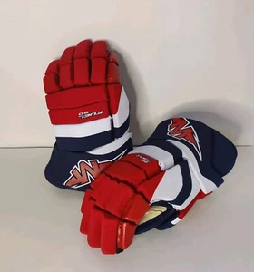 Mission Fuel 60 Hockey Gloves Men's Senior 14" Red Blue White Montreal Canadiens - Foto 1 di 8