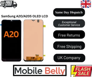 ?? OLED LCD Display Touch Screen Assembly for Samsung Galaxy A20 SM-A205F-UK - Zdjęcie 1 z 1