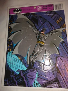 Frame Tray Puzzle Batman Returns Vintage Children Cardboard 1992 DC Comics - Picture 1 of 2