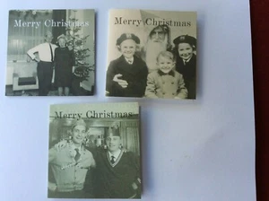 30 x Mini Christmas cards, Gift tags, 3 different designs, No envelopes - Picture 1 of 4