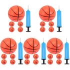  5 Sets PVC Aufblasbarer Basketball Kind Basketballspielzeug Mini-Spielzeug