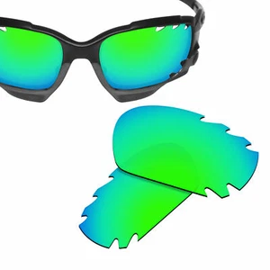 Polarized Replacement Lenses for Jawbone Vented / Racing Jacket Sunglasses Green - Picture 1 of 5