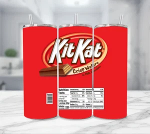 Kit obleas de leche crujientes Kat vaso de acero inoxidable multicolor con pajita - 20 OZ - Imagen 1 de 4