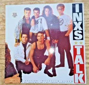 INXS "TALK" RARE CLEAR VINYL LIMITED EDITION UK LP - Imagen 1 de 3