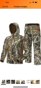 TIDEWE Hunting Clothes for Men with Fleece Lining, Safety Strap Compatible - Picture 1 of 8