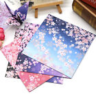 60/65Pcs Space Star Flower Origami Paper Double Sided Folding DIY Papers Cra W❤D