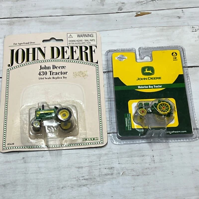 John Deere Lot of 2 Toy Tractors New In Box- 7702 And 5620- Years 2005 and 1996 - Image 1 of 4