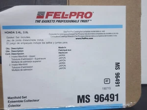 🇨~Fel-Pro MS 96491 Engine Intake Manifold Gasket Set  fits HONDA- ACURA - Bild 1 von 2