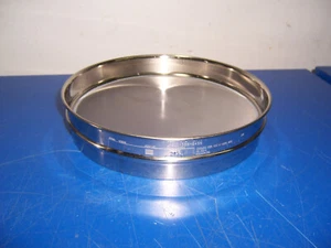 14849 Industrial Netting 390 micron SS ring w/ nickel mesh 8" 1712-05 - Picture 1 of 3