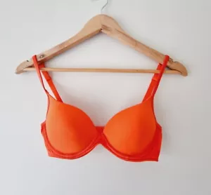INTIMO Orange Everyday T-shirt Bra SIZE 32B 10B - Bild 1 von 3