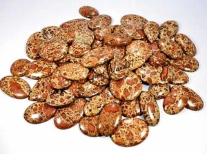 Textured Asteroid Jasper Cabochon Natural Gemstone Wholesale Lot 2500 Cts 48 Pcs - Picture 1 of 8