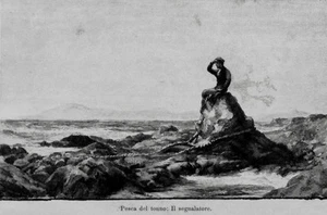 1892=SARDEGNA=PESCA DEL TONNO, IL SEGNALATORE=.XILOGRAFIA EDITORIALE.     - Foto 1 di 1