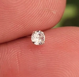 Nose Stud 3mm Clear Gemstone Crystal 22g (0.6mm) 925 Silver L Bendable Stud - Picture 1 of 10