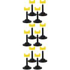  12 Pcs Plastic Swivel Stand Static Experiment Electricity Learning Holder