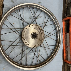1977 Honda Ct90 Trail 90 110? Front Wheel - Picture 1 of 6