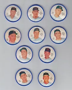 Lot of 10 Different Houston Colt 45s 1962 Salada Coins - 200 Series - Picture 1 of 1