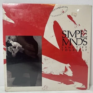 Simple Minds – Sanctify Yourself- Vinyl 12” Single 1985 SEALED NEW Virgin 1ST P - Picture 1 of 4