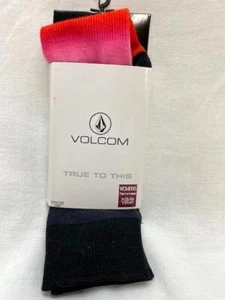 Volcom Women's TTT Snowboard Socks Multicolored Sz XS S NEW - Picture 1 of 1