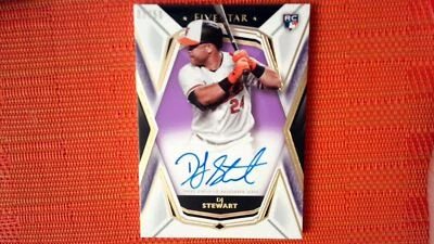 2019 Topps Five Star Purple Auto #FSA-DST DJ Stewart /50 - Image 1 of 2