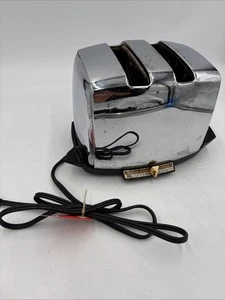 Base tostadora Sunbeam AT-W cromo control radiante agrietada sin alimentación ***VER FOTOS** - Imagen 1 de 10