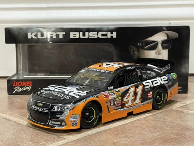 2015 Kurt Busch State Water Heaters SIGNED AUTOGRAPHED SHR NASCAR Action 1/24 - Image 1 of 4